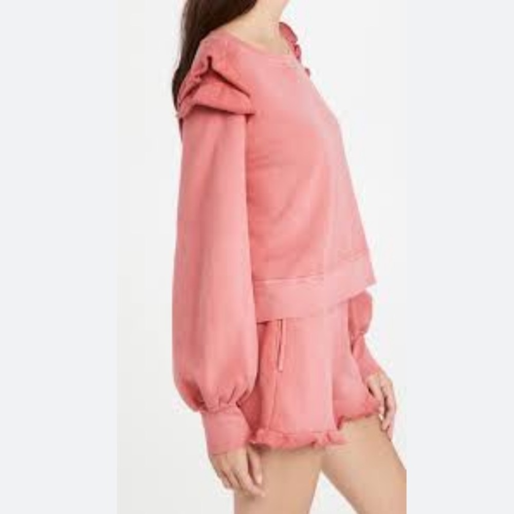 PAIGE from Neiman’s 100% Penelo tie dye sweatshirt with ruffles. - Picture 3 of 14